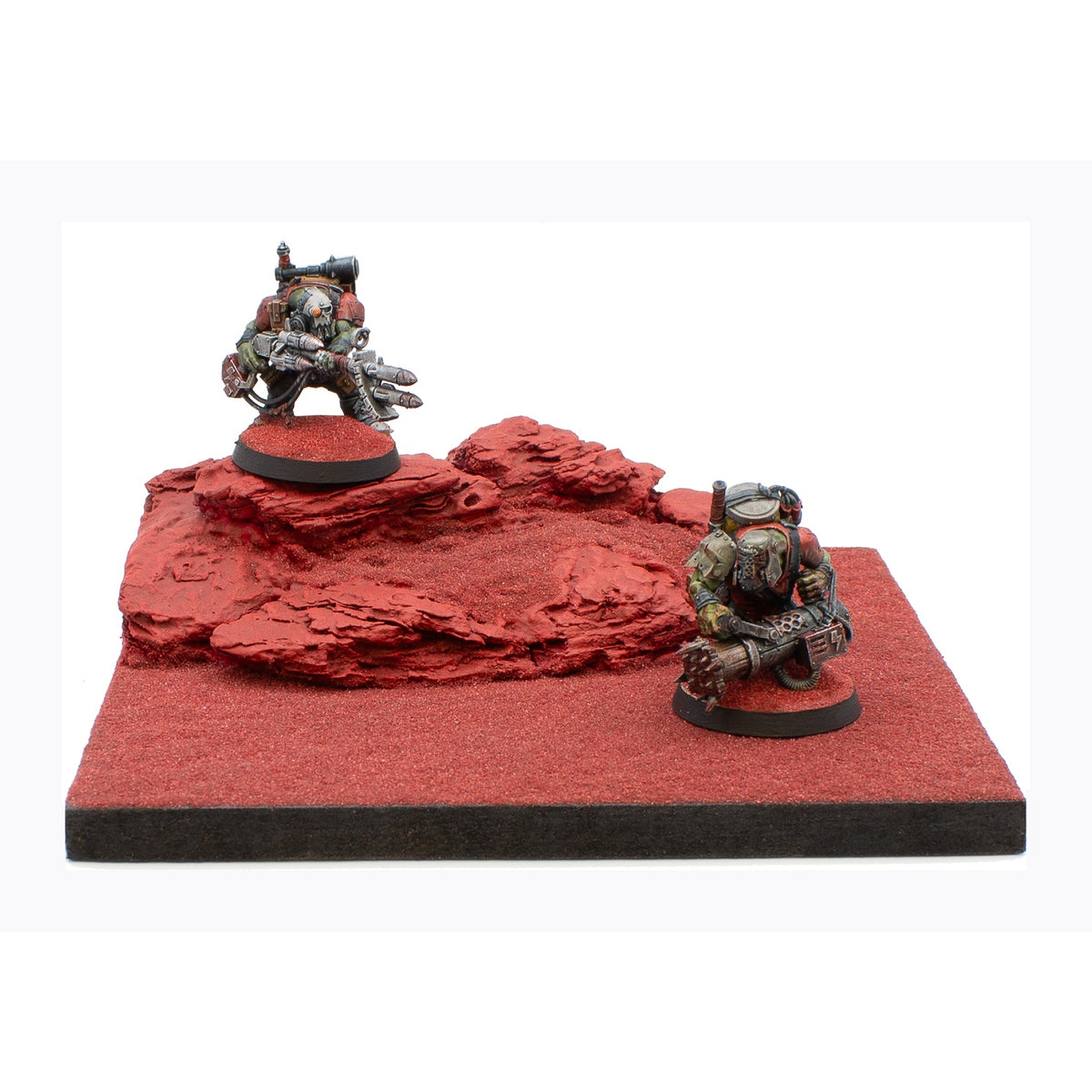 Base Ready Mars Recall Sand — scenic modelling example