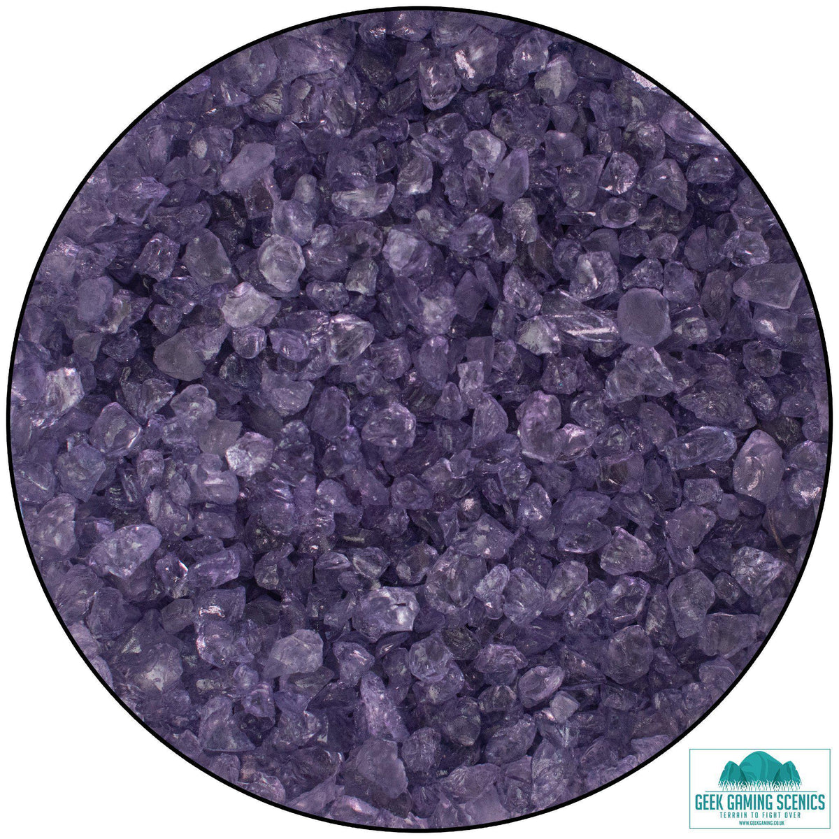 Weird Crystals Small - Aubergine - original texture photograph