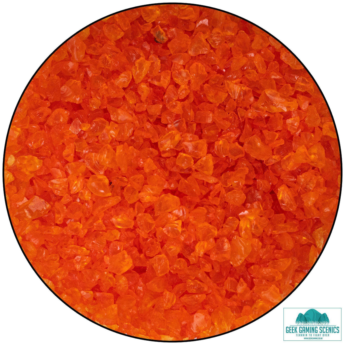 Weird Crystals Small - Orange - original texture photograph