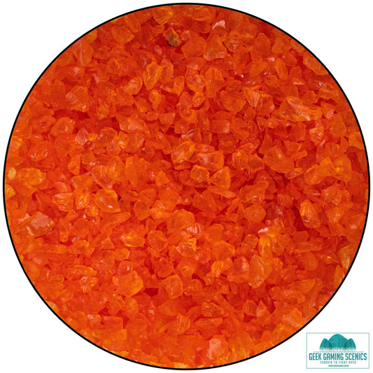 Weird Crystals Small - Orange - original texture photograph