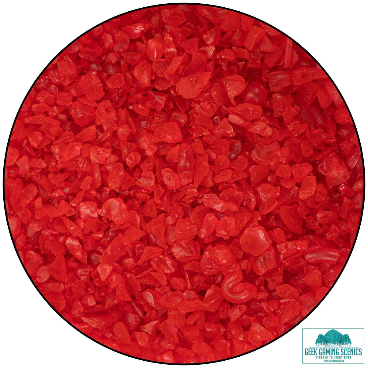 Weird Crystals Small - Red - original texture photograph