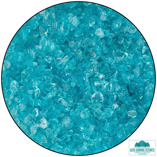 Weird Crystals Small - Turquoise - original texture photograph