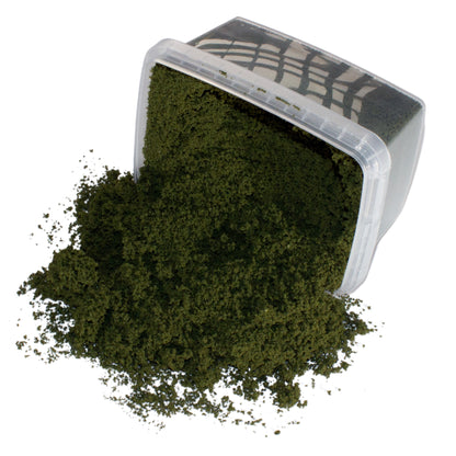 Coarse Flock - Scorched Grass — flock shown with original tub packaging