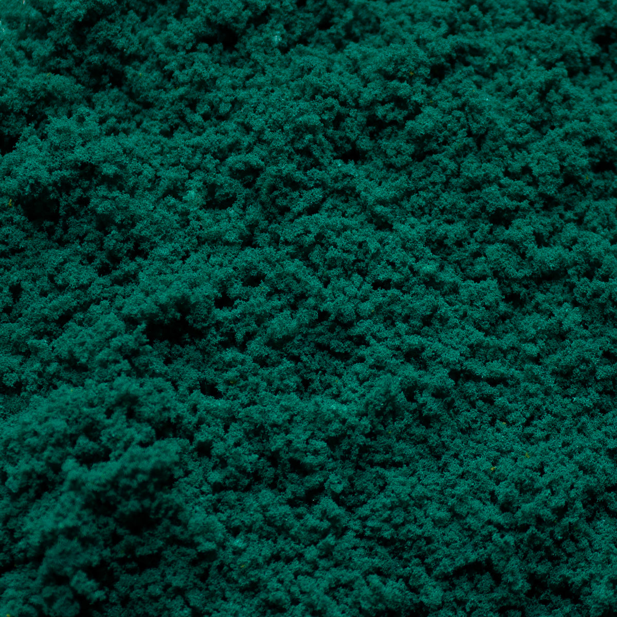 Coarse Flock - Rainforest Green — texture close-up