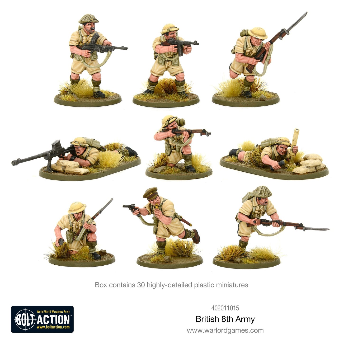 Bolt Action: 8th Army Infantry - Geek Gaming Scenics