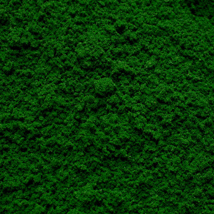Coarse Flock - Woodland Fern Mid Green — texture close-up