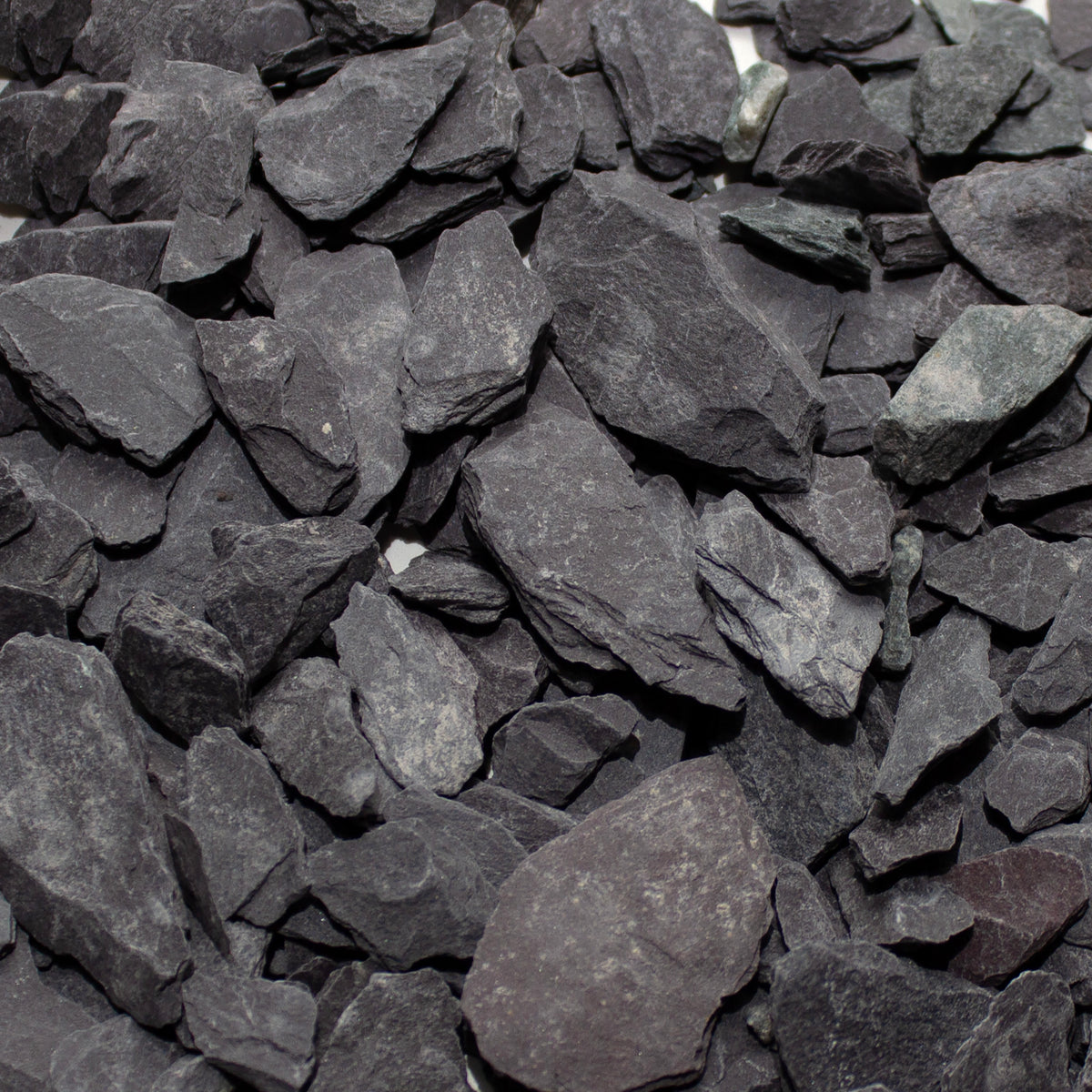 Base Ready Slate Chippings (Mixed) — texture close-up