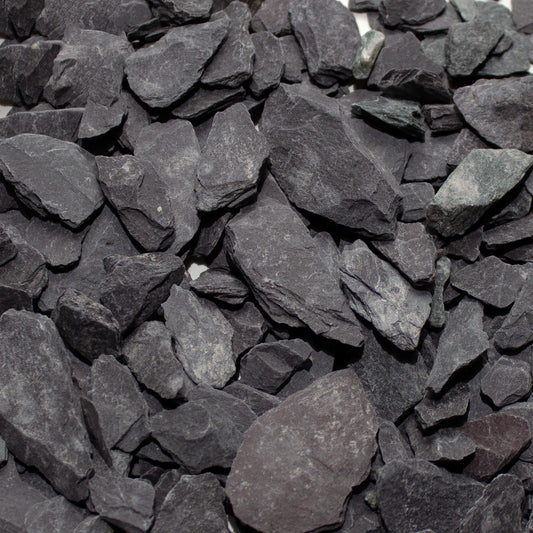 Base Ready Slate Chippings (Mixed) — texture close-up