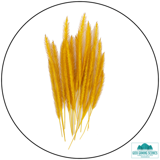 Preserved Cat Tails - Golden Yellow (18cm)