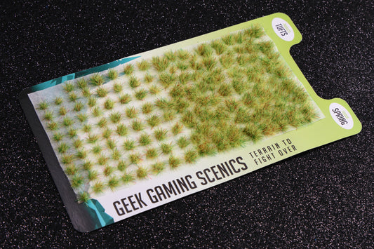 Tufts - Spring Self Adhesive Static Grass Tufts x 140 - Tufts - Geek Gaming Scenics - Geek Gaming Scenics