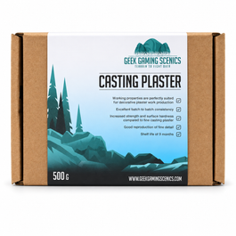 Fine Casting Plaster 500g — product packaging