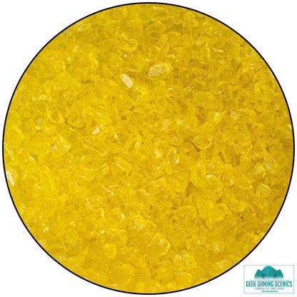 Weird Crystals Small - Yellow - original texture photograph